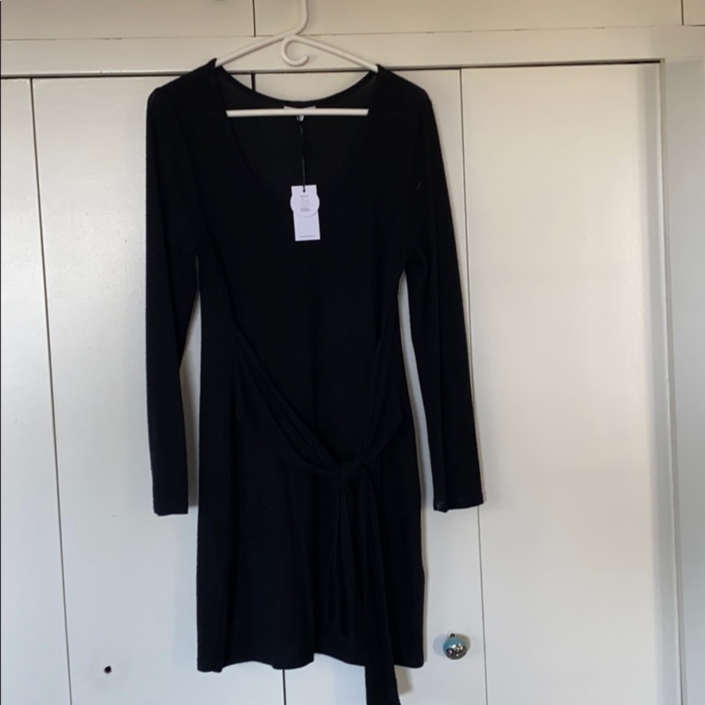 Z Supply black sweater dress